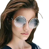 Unisex Rounded Design Sunglasses
